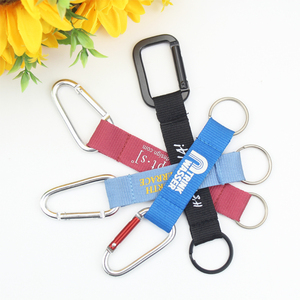 OEM Sản Xuất Sinh Thái Thân Thiện <span class=keywords><strong>Carabiner</strong></span> Móc Dây Buộc Vòng Chìa Khóa Biểu Tượng Tùy Chỉnh Dây Đeo Ngắn Dây Buộc Với Logo Tùy Chỉnh Keychain - Product Image 3