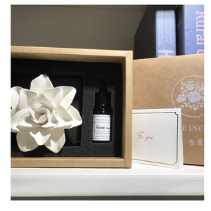 Sang trọng tùy chỉnh trang trí hình dạng màu đất sét gốm hoa hương thơm khuếch tán sậy khuếch tán - Product Image 3