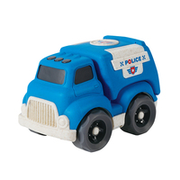 Jouets de plage écologiques en gros : Camion benne éducatif en paille de blé pour enfants, prêt à être expédié