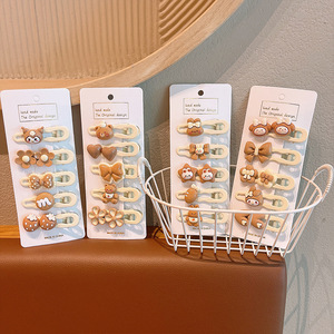 Trẻ em Kẹp Tóc Cô Gái Tóc Shredder bangs haircard Internet Đỏ Dễ Thương trở lại của đầu bé Mũ Nón cô gái Phụ kiện tóc cô gái - Product Image 2