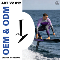 Hydrofoil en carbone AXIS ART V2 819 pour Kite Surf, Pump Foil et Wing Foil, à profil haut, pour une glisse efficace, vente en gros