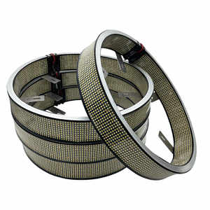 Lampu cincin roda LED, dua sisi 10-20 baris putih murni, sinkronisasi BT Remote Control pencahayaan pelek eksterior mobil 15 "17" 20" - Product Image 2