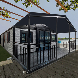 可立即入住 40 20 英尺预制可移动现代可扩展集装箱房屋 2 3 4 <span class=keywords><strong>5</strong></span> 卧室预制别墅便携式住宅 - Product Image 4