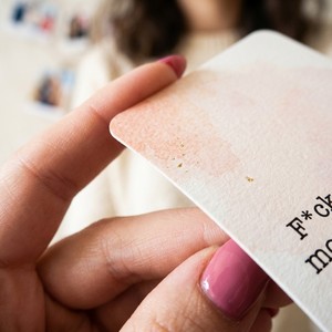 Ensemble de cartes de vœux inspirantes originales ZS-PC0068, cartes postales de motivation pour femmes, pour les détaillants en ligne - Product Image 2