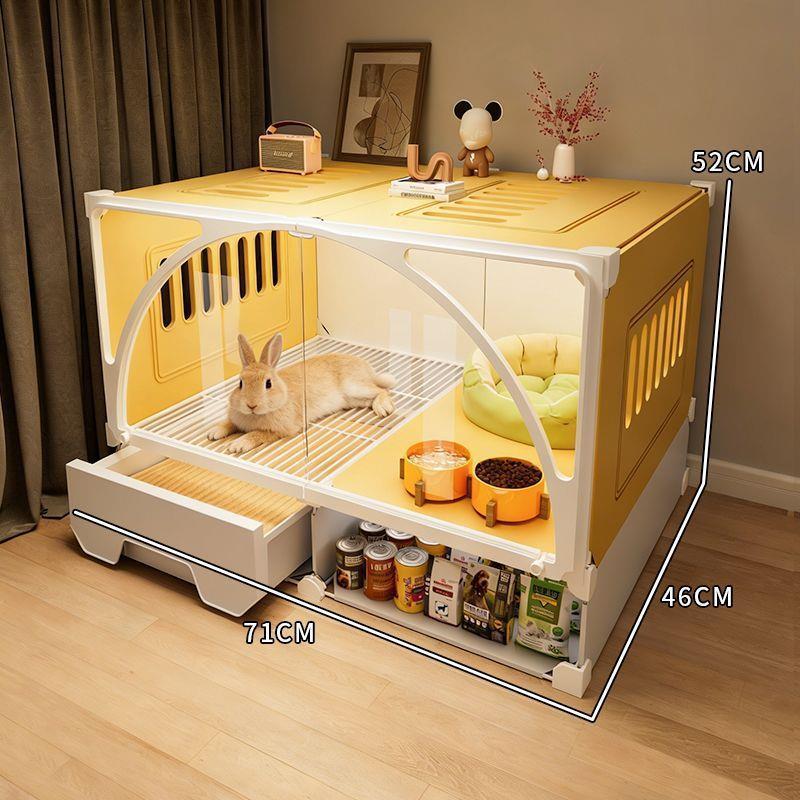 Medium 70*45*52 [transparent# warm yellow]]