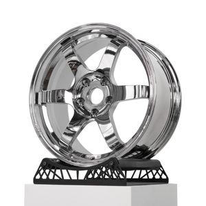 Jantes forgées de style Chrome TE37, 17, 18, 19, 20 pouces, légères, pour Honda <span class=keywords><strong>Civic</strong></span> Type R, Subaru WRX STI, BMW E90, E92, G80 - Product Image 1