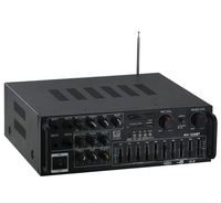 AOSHEN MP326BT 200W 400W Maks 110V/220V BT Stereo 3 Kanal 4 Ohm Metal Ev Tipi Amfi