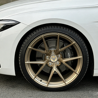 GRAYFOX Jantes forgées sur mesure Bronze Multi-rayons 5x120 5x112 5x114.3 17-19 pouces pour Mercedes Benz Classe G W464 AMG G63 G500