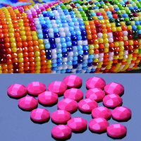 Logo personnalisé-Kit d'art de diamant fille afro-américaine disponible, peinture 5D DIY avec ensemble de diamants