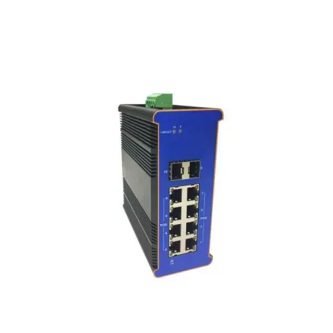 8X10/100/1000M L2 managed gigabit industrial type PoE switch