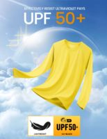 T-shirts à manches longues respirants personnalisés avec logo, protection solaire, pour sportifs, vente en gros pour acheteurs en vrac