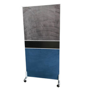 Partition murale de salle de séparation, séparateur mural de bureau mobile avec roues - Product Image 2
