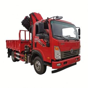 Camión Grúa Sinotruk de 5t con Brazo Plegable y Telescópico, Camión Multifuncional para Transporte y Elevación de Materiales - Product Image 1