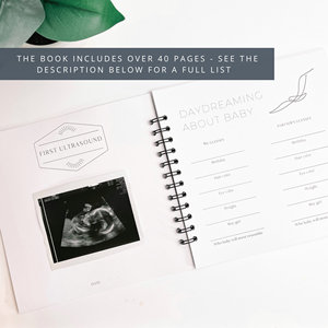 LABON <strong>Pregnancy</strong> Journal Modern Square Personalized <strong>Planner</strong> <strong>for</strong> Tracking Baby Gift <strong>for</strong> First Time Moms - Product Image 4