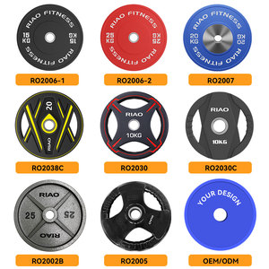 Tạ tập thể hình bán buôn 2.5-25kg, đĩa tạ, tạ barbell, trọng lượng kg cho phòng tập tại nhà, đĩa tạ bumper - Product Image 6