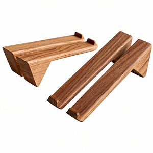 Support Ergonomique pour Ordinateur Portable en Bois Naturel, Double Support Détachable pour Bureau, Refroidissement et Maintien de la Posture, Logo Personnalisé OEM - Product Image 1