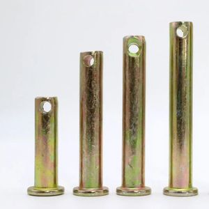 Đầu phẳng Chốt pin 6mm Đường kính đen/sáng kết thúc pin định vị với lỗ - Product Image 2