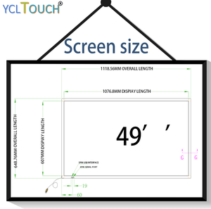 Kit de Marco Táctil Infrarrojo de 49 Pulgadas, Compatible con Android/Windows, Sin Necesidad de Controladores, Sensor Multitáctil, Relación de Aspecto 16:9 - Product Image 5