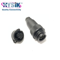 Connecteur mâle-femelle RD24 à 7 broches IP67, 6+PE Contacts, raccord fileté, remplace le connecteur Binder 99-4217-00-07 99-4218-00-07
