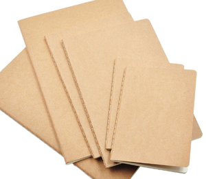 Kraft Travelers <strong>Notebooks</strong> Lined Black Grid Planner Journal Memo 60Pages Sketchbooks Writing <strong>Notepad</strong> for School Students Supplies - Product Image 5