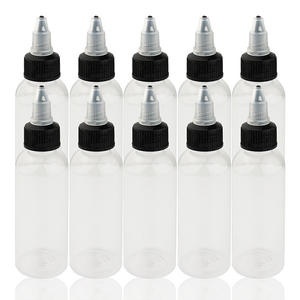 ขวดพลาสติกใสสำหรับสัตว์เลี้ยงขวดบีบฝาบิดขวดสำหรับงานฝีมือหมึกศิลปะน้ำมันสบู่เหลว - Product Image 4
