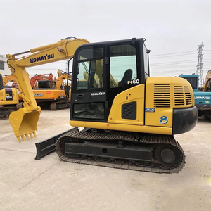 Excavadora de orugas usada KOMATSU PC60-6 PC60-7 PC60-8 de China, con bomba importada, miniexcavadora tipo oruga - Product Image 3