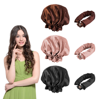 Offre Spéciale sans chaleur tige de curling bandeau doux Satin chignon Bonnet bigoudis vague magique sommeil bigoudis ensemble