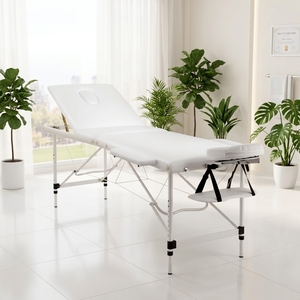<span class=keywords><strong>Table</strong></span> <span class=keywords><strong>de</strong></span> <span class=keywords><strong>massage</strong></span> pliable réglable et portable à prix abordable pour salon <span class=keywords><strong>de</strong></span> beauté et spa - Product Image 1