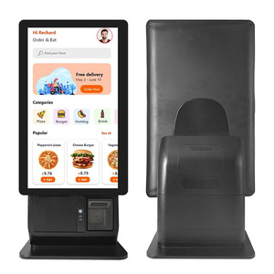 21.5 inch màn hình cảm ứng tự phục vụ thiết bị đầu cuối cho nhà hàng quảng cáo kiosk hiển thị Crypto ATM với SDK chức năng - Product Image 1