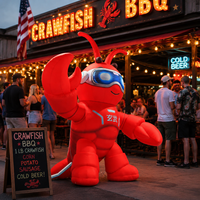 Écrevisses gonflables personnalisées pour la décoration d'événements festifs, la publicité commerciale, les événements de carnaval