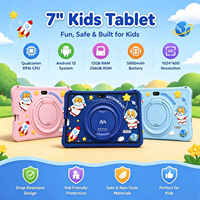 Penjualan Langsung Pabrik Tablet Anak 7 Inch Qualcomm 8916 CPU 5800mAh Anti Benturan WiFi Tablet Edukasi untuk Anak-Anak