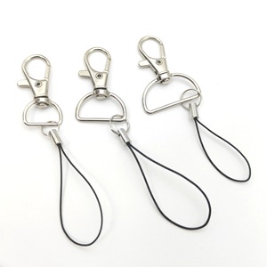 Boucles de lanière en nylon avec mousqueton, accessoires durables en sangle pour la fabrication de sangles de téléphone portable ou de laisse pour chien - Product Image 4