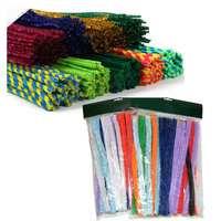Prix direct usine – Pack de tiges en chenille colorées, fils en chenille assortis pour loisirs créatifs pour enfants