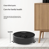 Robot de nettoyage domestique intelligent, alimenté par USB, navigation aléatoire, machine tout-en-un balayage-aspiration-nettoyage, aspirateur pour personne paresseuse