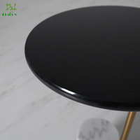 Style design, mobilier de maison haut de gamme, salon, petite table basse, tables d'appoint en acier inoxydable et marbre pour la maison