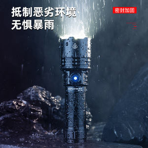 ซุปเปอร์ไปป์ R1-A ไฟฉายซูมแบบชาร์จไฟได้ LED ปรับโฟกัสได้กลางแจ้งกันน้ำเดินป่าตั้งแคมป์ - Product Image 3