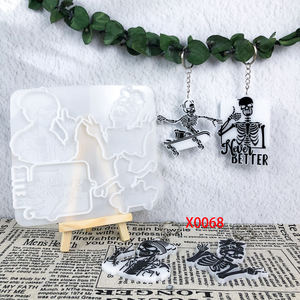 Moule en silicone pour résine fait main, style DIY, ornements décoratifs et outils pour gâteaux, pour la fabrication de résine, moule en plâtre - Product Image 3