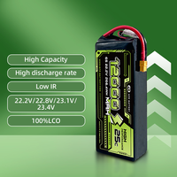 Batterie Lipo Haute Tension Haute Capacité 8000mAh 84000mAh 22.2V 6S pour Drone FPV UAV GPR POWER/OEM 500 Cycles -20C 45C Certifiée CE