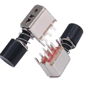 STM Single Pole Single Throw 50V AC 0.3A 6Pin Right Angle PCB Latching Push Button Switch Self-Locking Key Power Switches