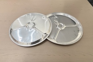 Nhiệm Vụ Nặng Nề 18 ''Vòng Bánh Pizza Pan Cấp Thực Phẩm Lá Foodcontainer Lò An Toàn Nhôm Pie Pan Phục Vụ Hộ Gia Đình Container Cho Nướng - Product Image 2