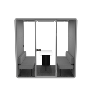 Cabine de réunion insonorisée portable pour bureau, avec éclairage LED et prise de courant, pour environnements de travail ouverts - Product Image 4