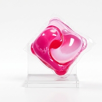 Lessive en dosettes parfum Rose Romantique 20g Nettoyage en profondeur Élimination des taches OEM ODM Marque Privée