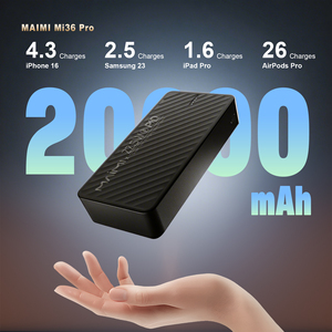 ไมมิ 20000mAh <span class=keywords><strong>พา</strong></span><span class=keywords><strong>ว</strong></span><span class=keywords><strong>เวอร์</strong></span><span class=keywords><strong>แบงค์</strong></span> PD 20W ชาร์จเร็<span class=keywords><strong>ว</strong></span>แบบพก<span class=keywords><strong>พา</strong></span> 22.5W ชาร์จด่วน USB-C แบตเตอรี่สำรองภายนอก - Product Image 2