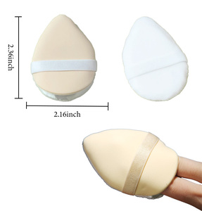 Éponge de maquillage double face en forme de goutte d'eau, lavable, anti-absorption, s'agrandit lorsqu'elle est mouillée, applicateur de fond de teint pour une couvrance uniforme - Product Image 2
