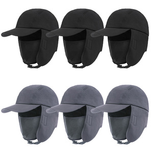Donne all'ingrosso uomo autunno e inverno berretto da Baseball caldo all'aperto per addensare cappelli da campagna bombardieri pazzi cappello da soldato - Product Image 3