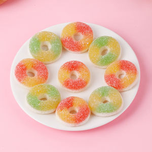 Fabricant Grossiste de Bonbons Gélifiés en Vrac Assortis aux Fruits, Saveurs Sucrées et Acidulées, Bonbons Gélifiés Acidulés en Forme de Donut, Halal - Product Image 3