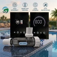 Smart Digital Swimming Pool Salt Water Chlorinator System Eco-Friendly High Efficiency ABS PC Easy Installation Automatic