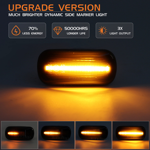 Luces LED Dinámicas de Señalización Lateral para Automóviles Honda Accord, Civic, CR-V, Integra, Odyssey, Stream, Lámpara de Señal de Giro, Bombilla Lateral Fluida - Product Image 4