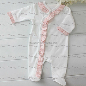 Vestiti per Neonati 100% Cotone Bianco Monogramma Abito da Sera Manica Lunga Prodotti per Neonati <span class=keywords><strong>Sacco</strong></span> Nanna - Product Image 6
