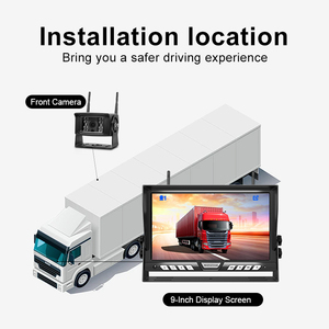 Wireless Backup <b>Camera</b> 9 Inch <b>Car</b> <b>Reversing</b> 720P Waterproof Rear View DVR Recorder <b>for</b> Truck Wireless-9-x38 Wireless Backup Came - Product Image 6